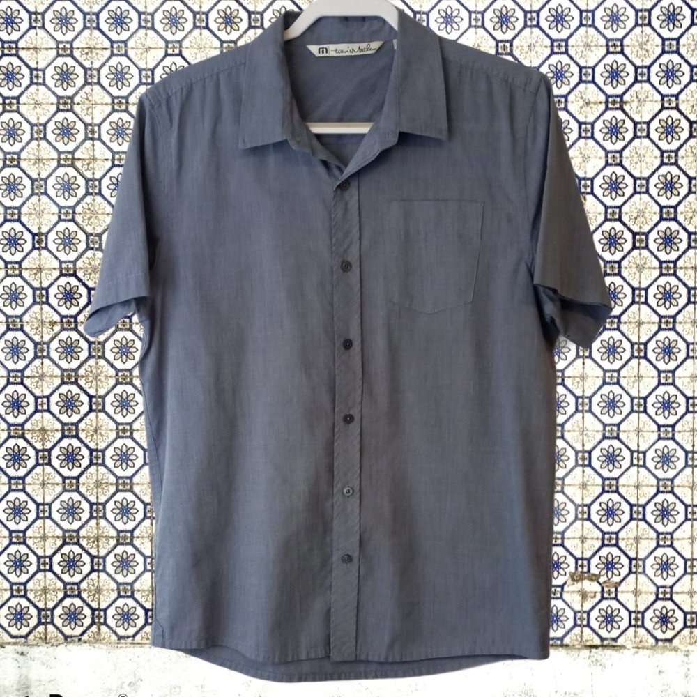 Travis Mathew Button Front Short Sleeve Shirt